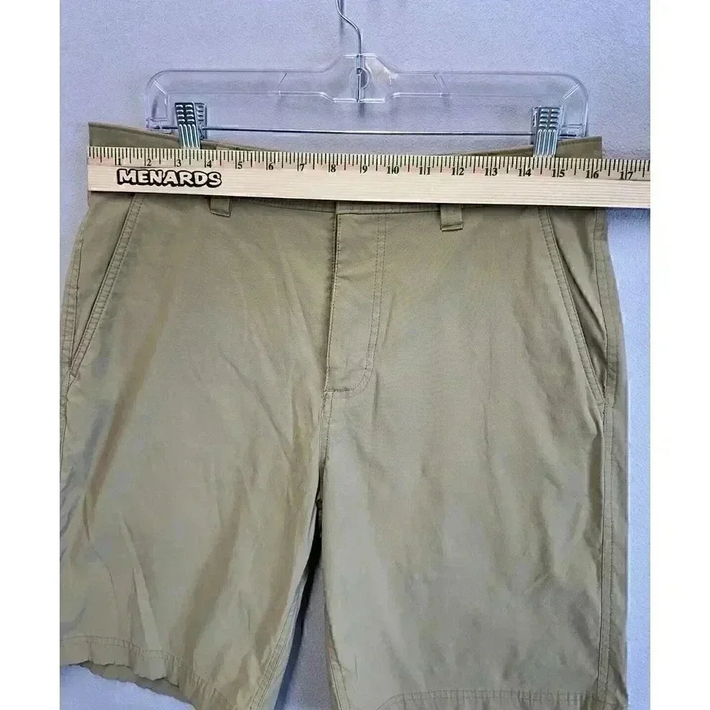 Eddie‎ Bauer Shorts Mens 32 Beige Travex Chino Hiking Camp Stretch Outdoors